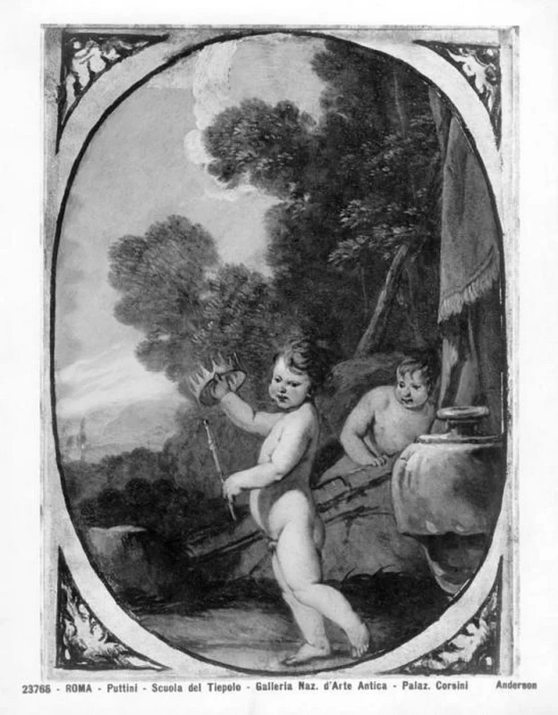 Due putti con simboli del potere - Roma, Galleria Nazionale